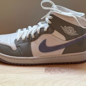 Womens Nike Air Jordan Wolf Aluminum Grey Shoes 11.5